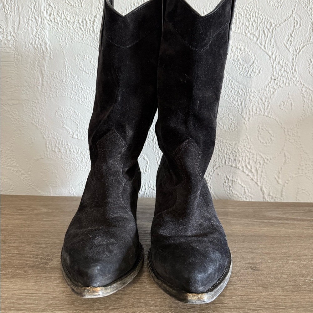 Saint Laurent Lukas Western Boots